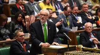 United Kingdom election campaign begins with Corbyn's attack on 'rigged system'
