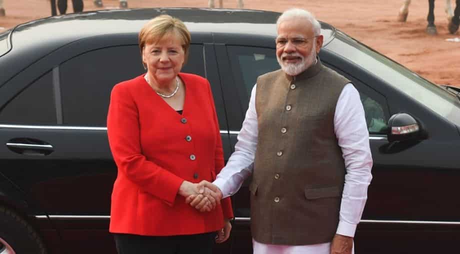 German Chancellor Merkel meets PM Modi; nearly 20 MoUs to be signed