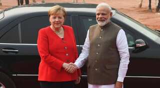German Chancellor Merkel meets PM Modi; nearly 20 MoUs to be signed