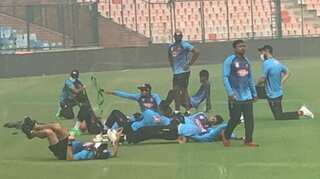 Delhi T20I: Bangladesh players train with masks as air quality drops in national capital