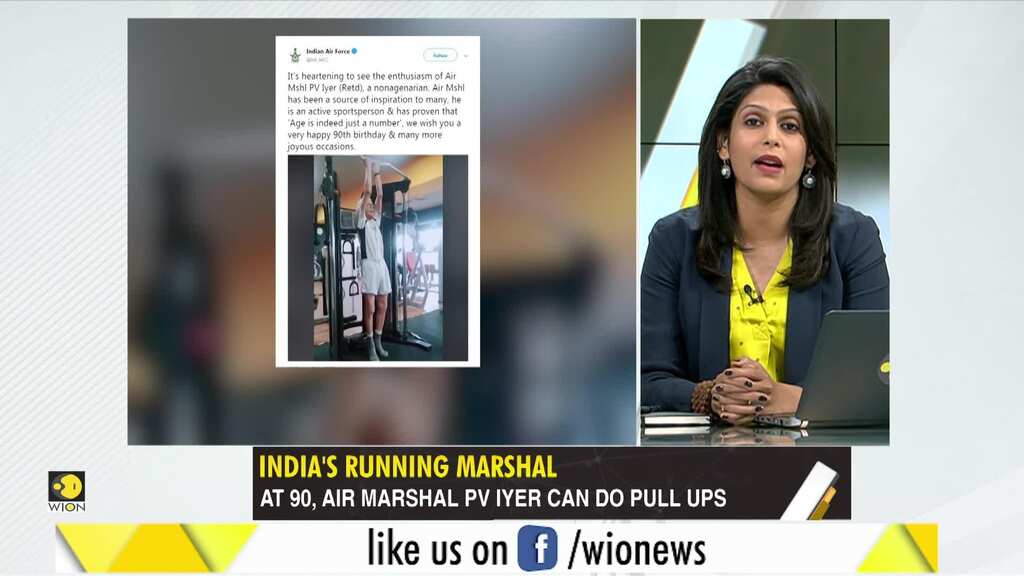 Gravitas: 90-year old air marshal PV Iyer can do pull-ups!