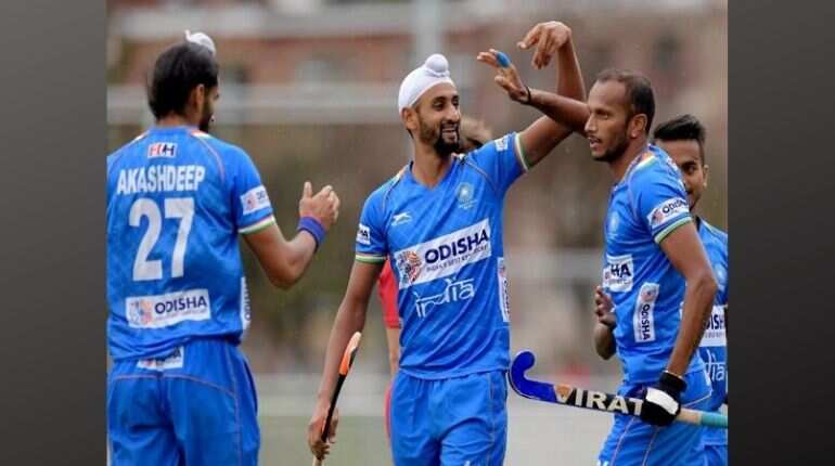 Indian men hockey team defeats Russia, qualifies for Tokyo Olympics Indian men hockey team defeats Russia, qualifies for Tokyo Olympics