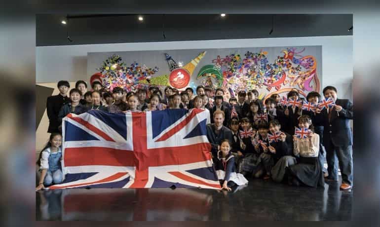 Prince Harry flattered by sweet compliment from Japanese school kid