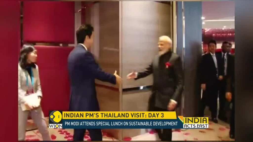 Day 3: Indian PM Modi meets Japanese PM on the sidelines of ASEAN