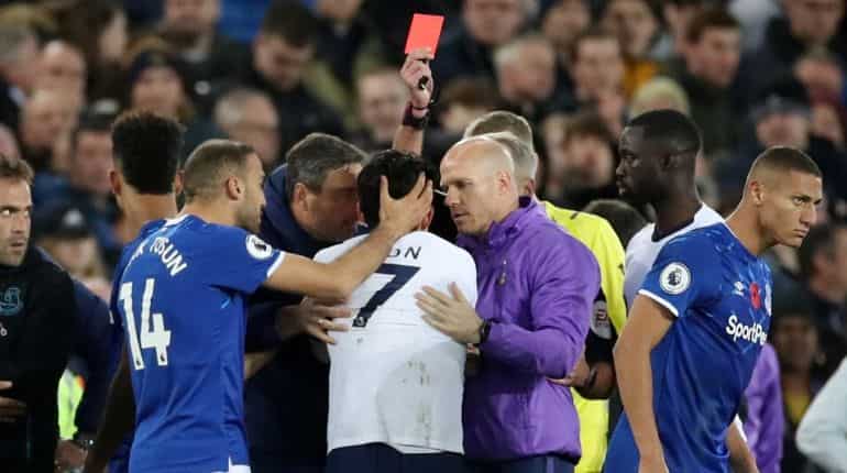 Premier League: FA overturn Spurs striker Son's red card for tackle on Everton's Gomes Premier League: FA overturn Spurs striker Son's red card for tackle on Everton's Gomes