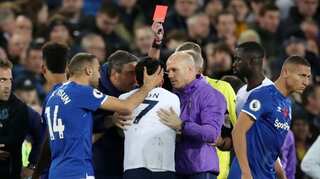 Premier League: FA overturn Spurs striker Son's red card for tackle on Everton's Gomes