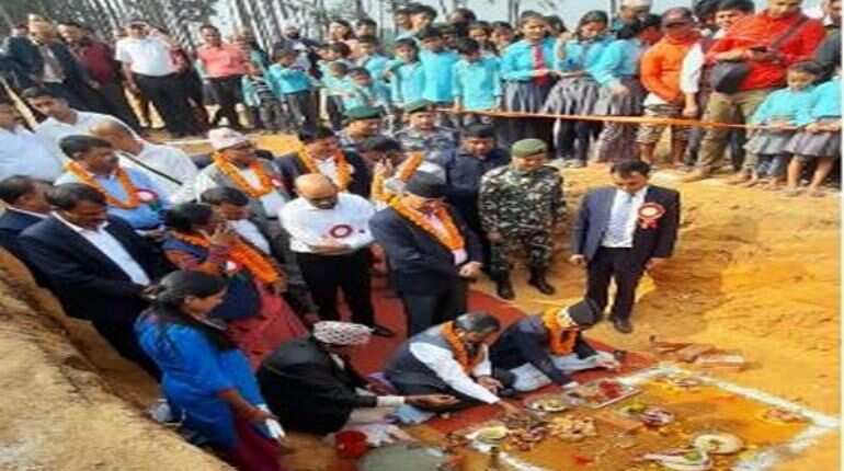 Commencement of construction of Nepal-Bharat Maitri Polytechnic