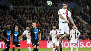 Champions League: Icardi strikes again as PSG beat Brugge to reach last 16