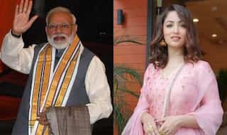 PM Narendra Modi receives warm welcome from Yami Gautam at Rising Himachal Global Investors Meet 2019