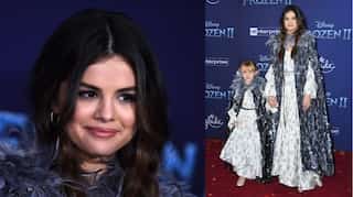 Selena Gomez and her six-year-old sister matched outfits at the 'Frozen 2' premiere