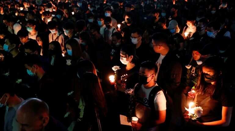 Hong Kong pro-democracy organisers of June 4 vigil to disband amid government crackdown