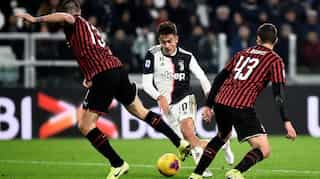 Serie A: Juventus' Dybala sinks Milan as angry Ronaldo substituted