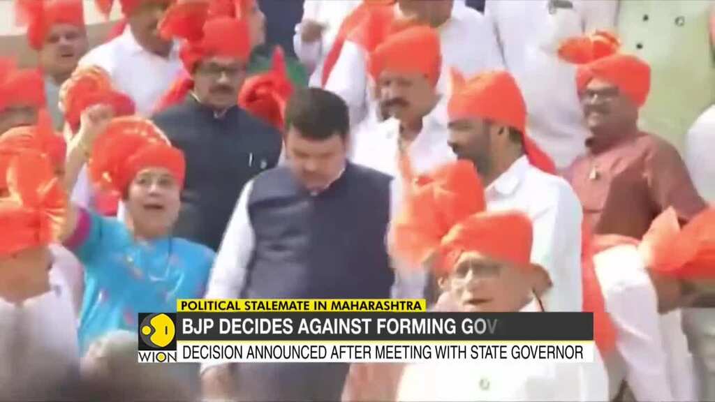 BJP opts out of Maharashtra govt race despite being single largest party