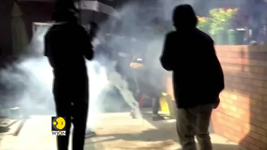 Hong Kong protests: Carrie Lam condemns Monday's violence