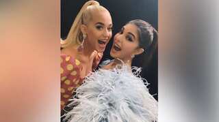 Jacqueline Fernandez shares a selfie with Katy Perry as she welcomes her to India