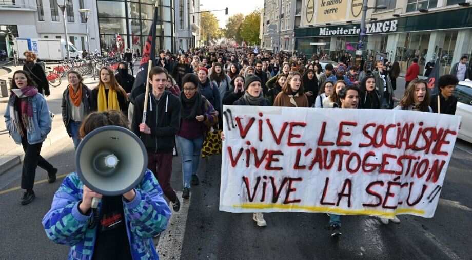 French government faces backlash after student sets himself on fire