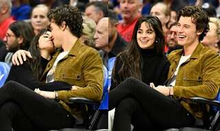Camila Cabello, Shawn Mendes make temperatures soar during  Los Angeles Clippers game