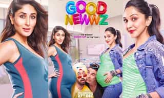 'Good Newwz' posters: Akshay Kumar, Diljit Dosanjh squeeze in between baby-bumps