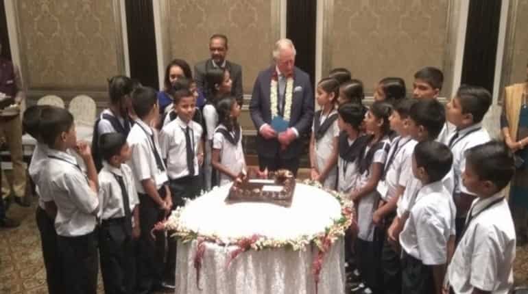 Prince Charles celebrates 71st birthday with school children in Mumbai Prince Charles celebrates 71st birthday with school children in Mumbai