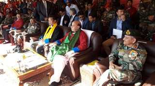 Defence Minister Rajnath Singh attends ‘Maitree Diwas’ in Tawang, Arunachal Pradesh