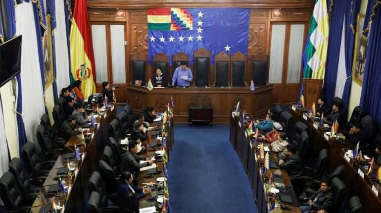 Bolivia's Congress approves law for new elections without Morales