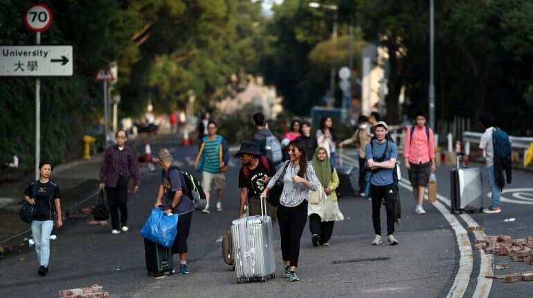 'All outsiders must leave': University tells non-students to go as Hong Kong campus showdowns loom