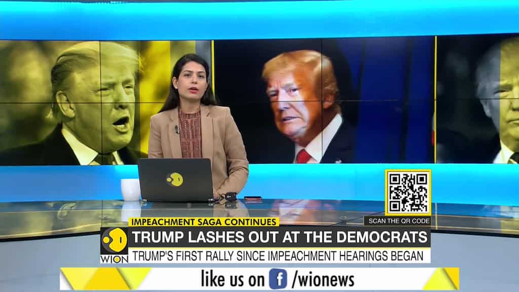 U.S. President Trump lashes out at the Democrats, impeachment hearings to continue