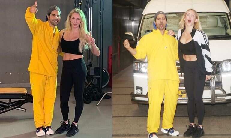 WWE wrestler Charlotte Flair getting Bollywood ready with Varun Dhawan