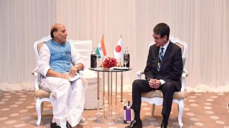 Rajnath Singh holds bilateral meetings with Japan, US at ASEAN Defence Ministers Meeting Plus in Bangkok Rajnath Singh holds bilateral meetings with Japan, US at ASEAN Defence Ministers Meeting Plus in Bangkok