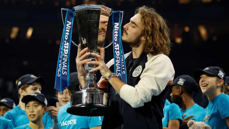 Tsitsipas clinches maiden ATP Finals after beating Thiem Tsitsipas clinches maiden ATP Finals after beating Thiem