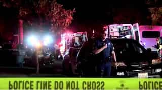 Police looking for two suspects in California backyard shooting which killed four