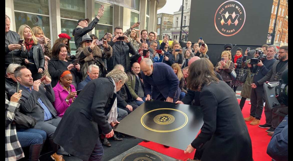 British band The Who become first honorees at the London Music Walk of Fame British band The Who become first honorees at the London Music Walk of Fame
