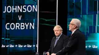 British PM Johnson and Labour leader Corbyn battle it out on first televised debate