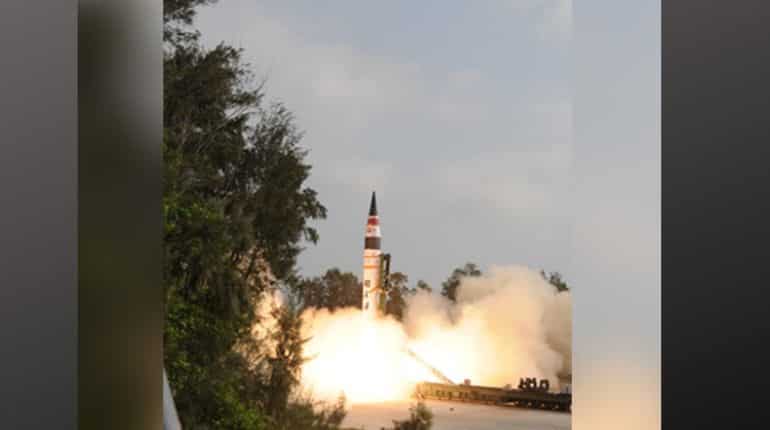 India test fires Prithvi-2 ballistic missile off Odisha coast India test fires Prithvi-2 ballistic missile off Odisha coast