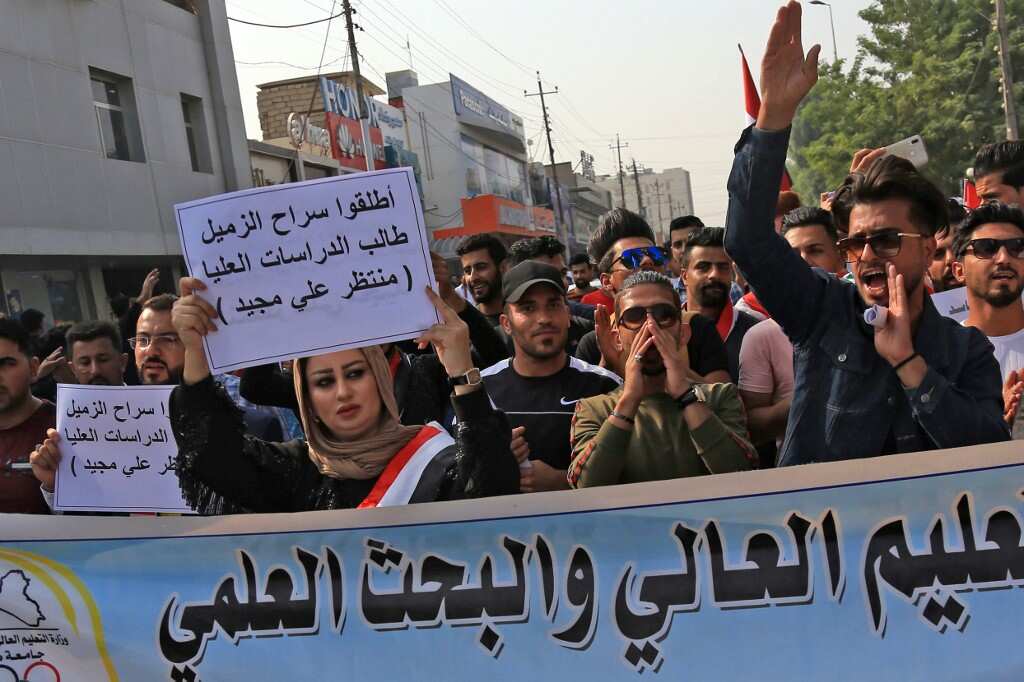 Four protesters killed in Iraq capital: Sources Four protesters killed in Iraq capital: Sources
