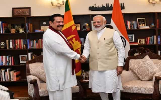PM Modi congratulated newly appointed Sri Lankan PM Mahinda Rajapaksa