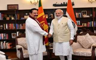 PM Modi congratulated newly appointed Sri Lankan PM Mahinda Rajapaksa