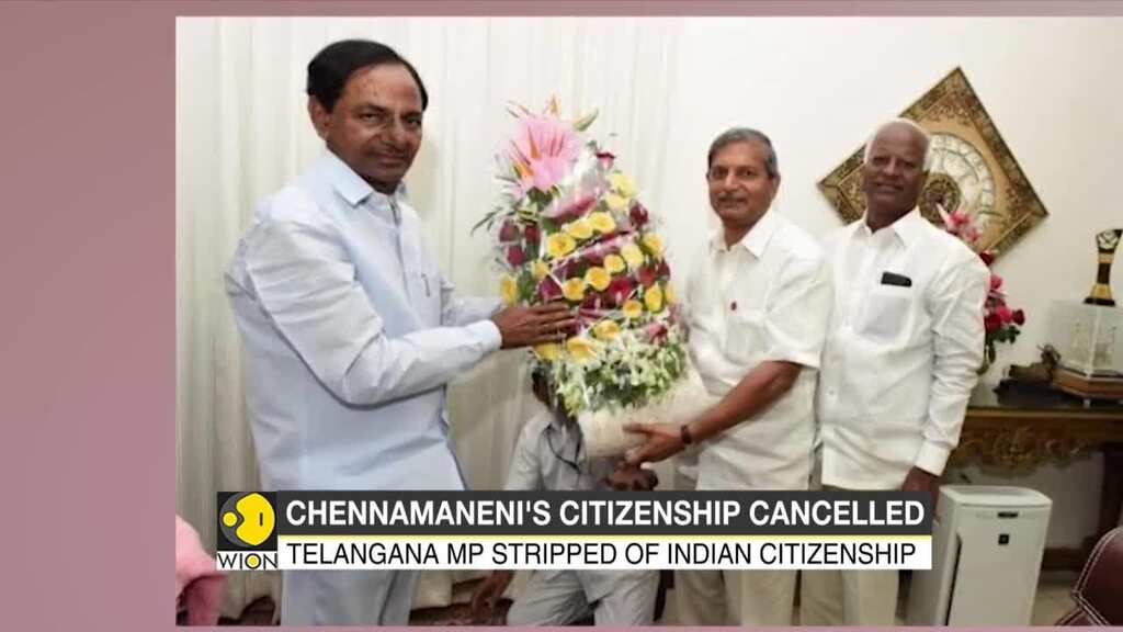 Home Ministry revoked the Indian citizenship of Telangana's MP Chennamaneni