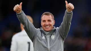 Rodgers hails 'phenomenal' Iheanacho as Leicester close in on top four