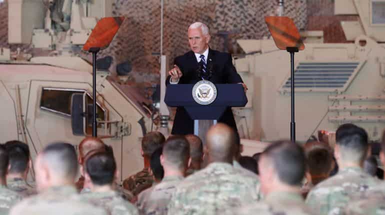 On Iraq visit, Pence reassures Kurds, discusses protests with prime minister On Iraq visit, Pence reassures Kurds, discusses protests with prime minister