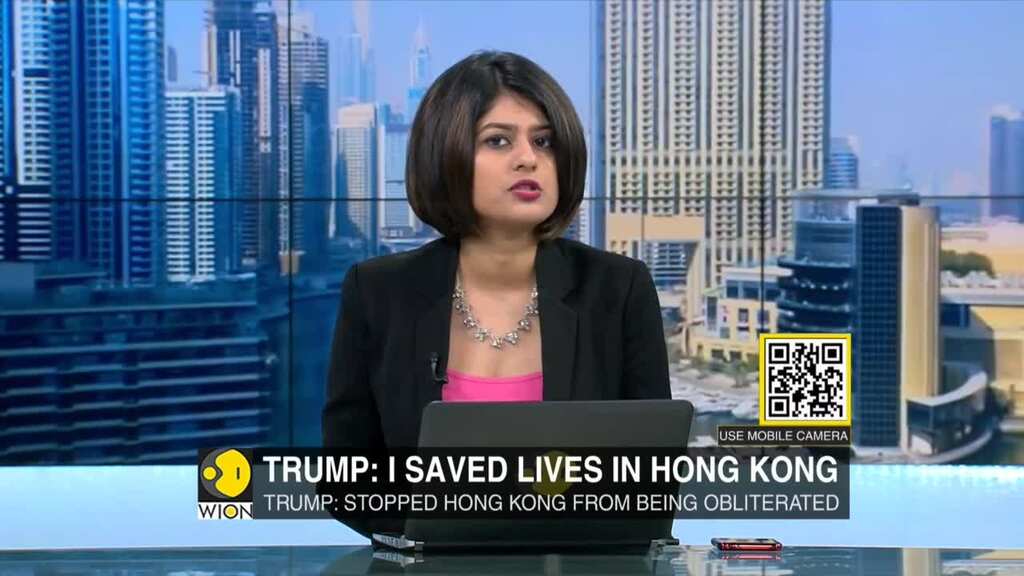 I saved lives in Hong Kong says Donald Trump