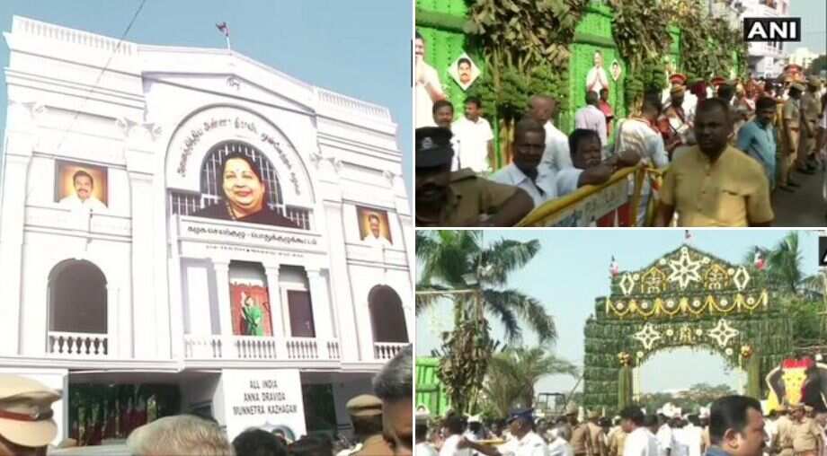 Tamil Nadu: AIADMK's general executive council meeting underway in Chennai Tamil Nadu: AIADMK's general executive council meeting underway in Chennai