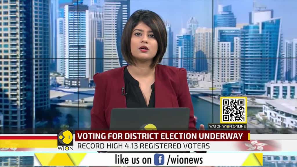 Voting for District Elections Underway in Hong Kong