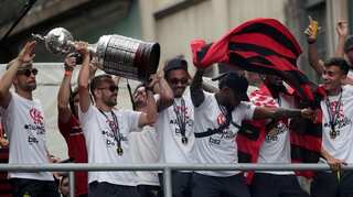 Flamengo confirmed Serie A champions a day after Libertadores win