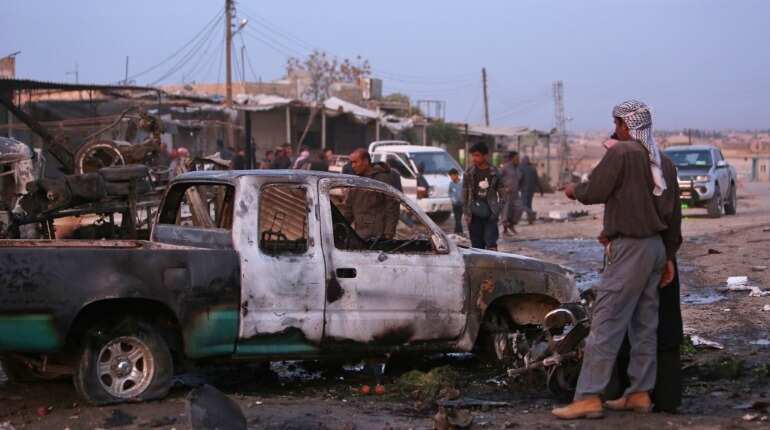 17 killed by car bomb in Turkey-controlled region of Syria: Ankara 17 killed by car bomb in Turkey-controlled region of Syria: Ankara
