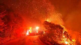 California: 'Cave Fire' threatens thousands of homes and triggers evacuation