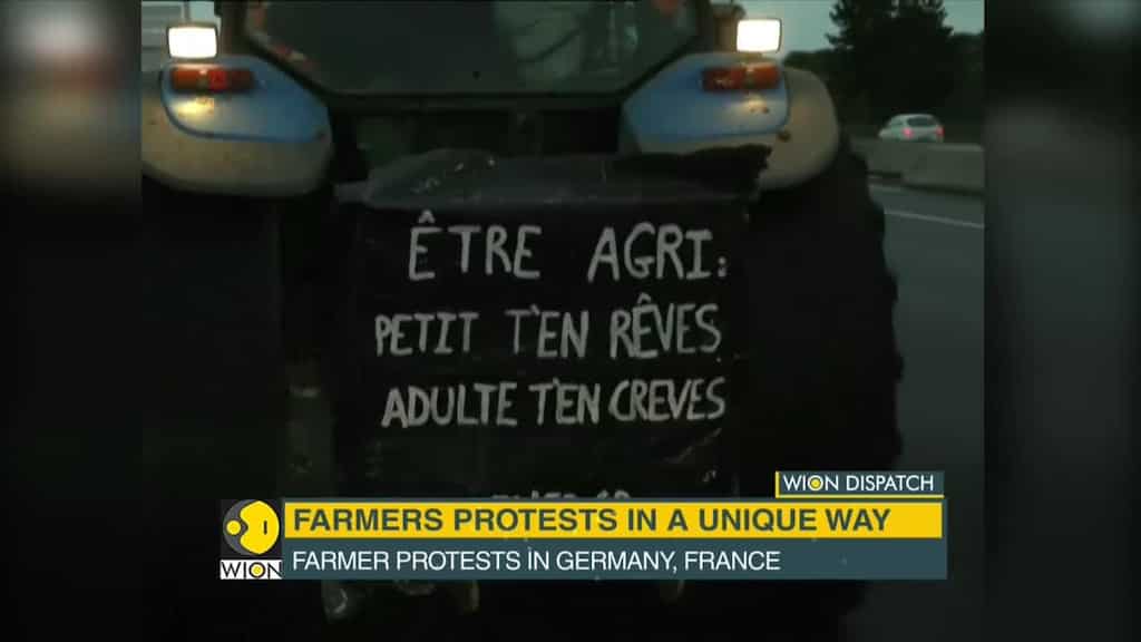 WION Dispatch: Farmers protests in a unique way