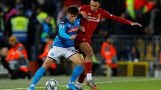 Liverpool on thin ice after draw against Napoli in Champions League