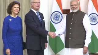 Swedish King Hubertus, Queen Silvia meet PM Modi at Hyderabad House