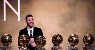 Messi wins sixth Ballon d'Or as Rapinoe takes women's prize